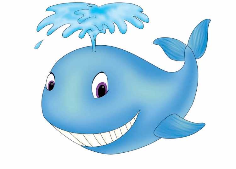 Кит мультяшный