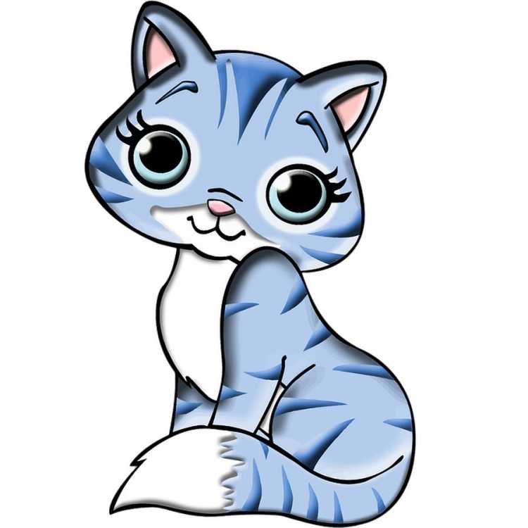 Котенок рисунок
