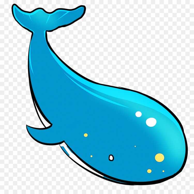 Кит мультяшный