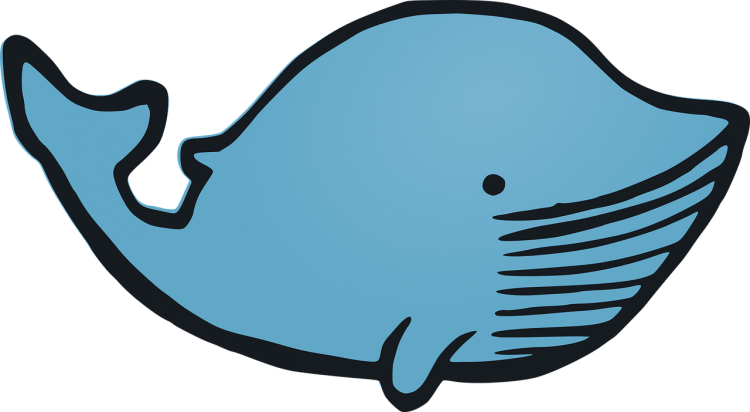 Кит мультяшный