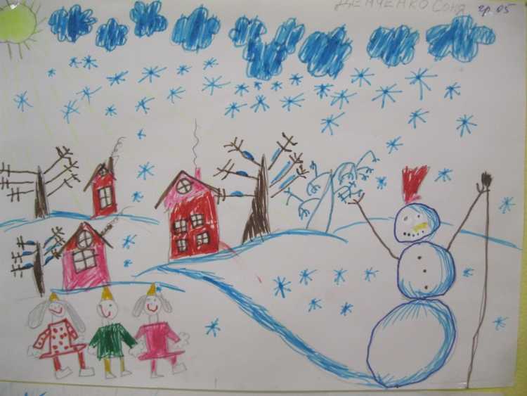 Зима в детском саду
