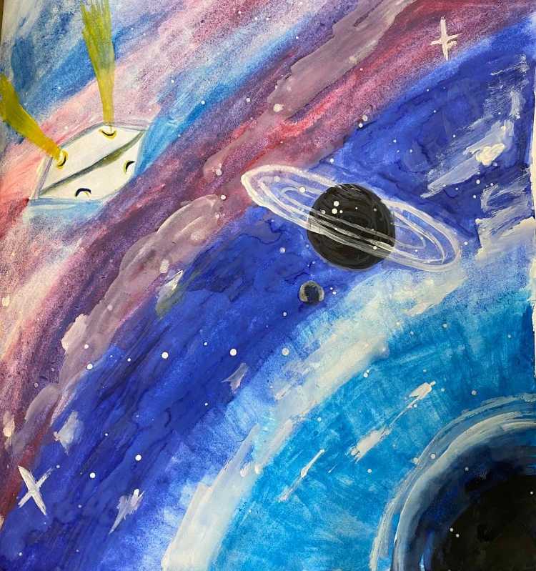 Космос рисунок