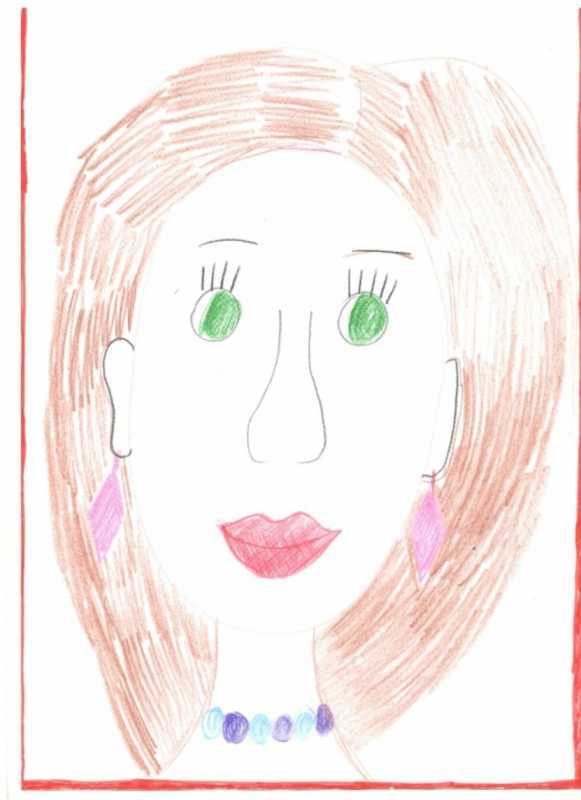 Рисунок для мамы легкий