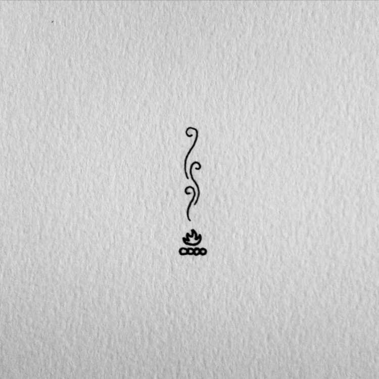 Минимализм черной ручкой