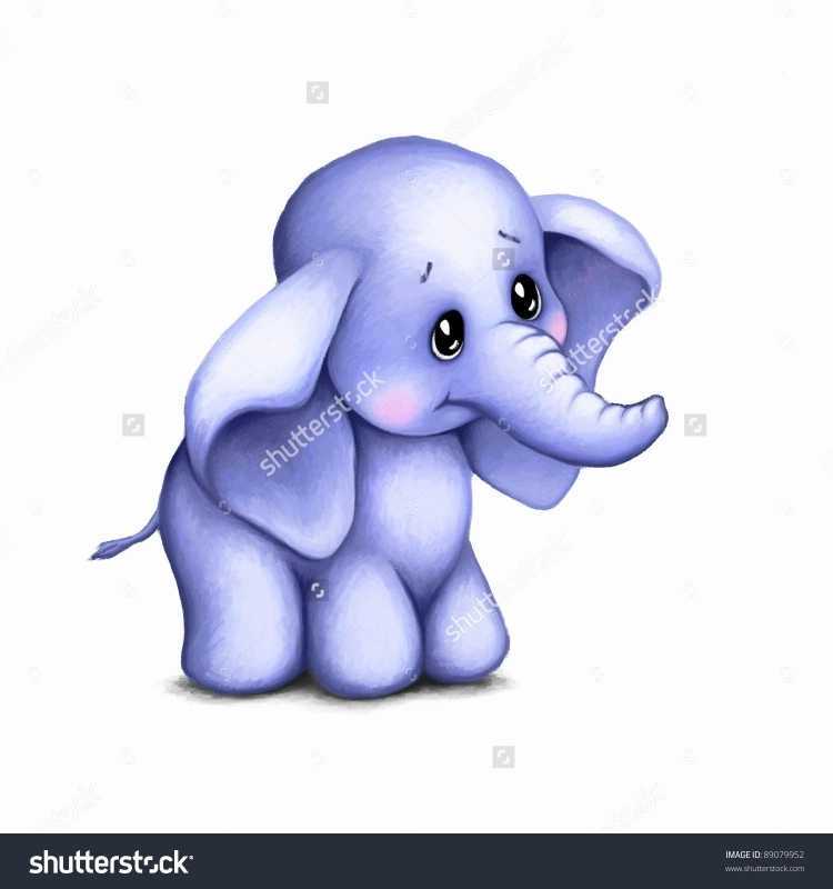 Слоненок плачет