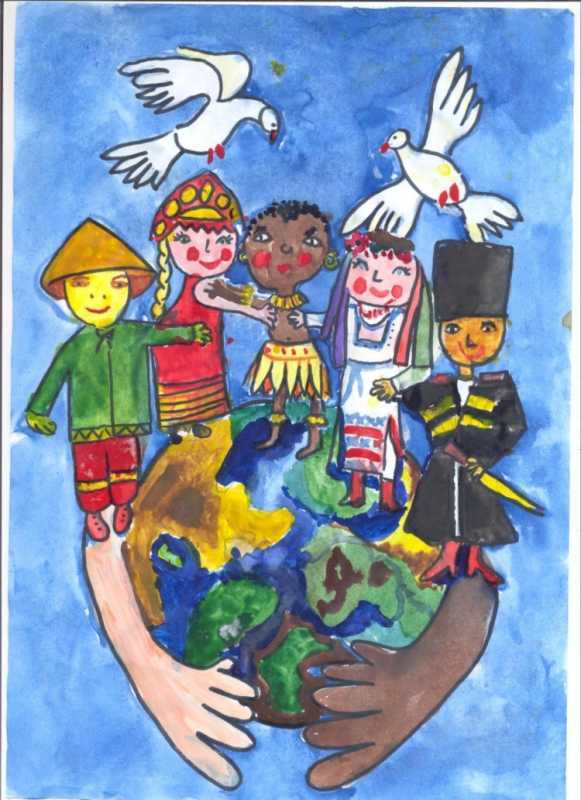 Плакат ко Дню народного единства в школу