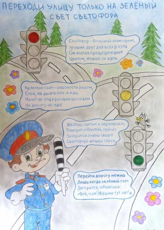 Рисунок правила дорожного движения