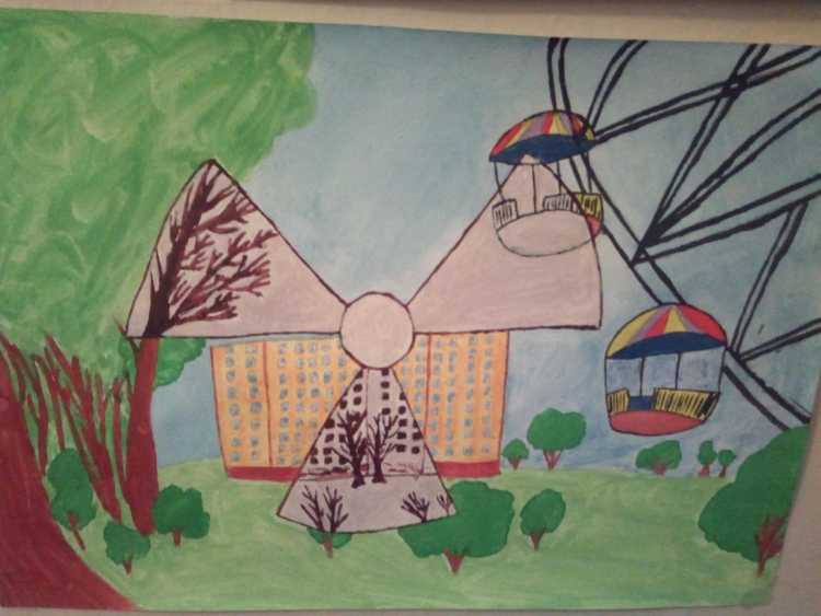 Рисунки посвященные Чернобыльской аварии