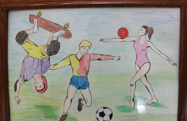 Рисунок на тему спор