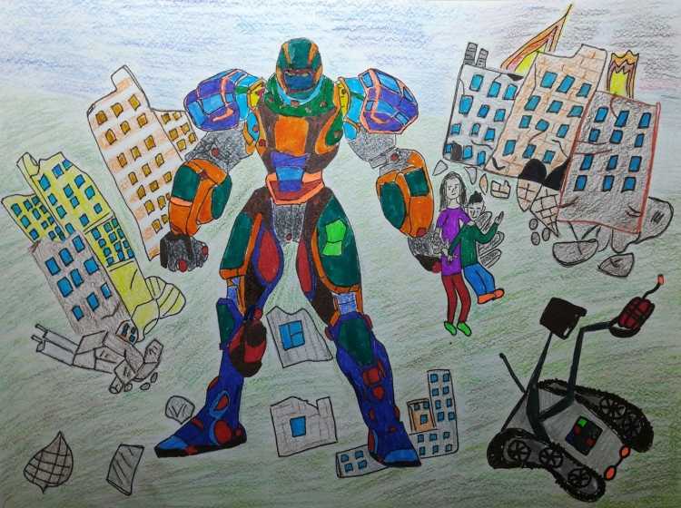 Конкурс рисование робота