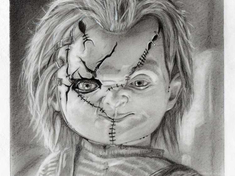 Хэллоуин карандашом