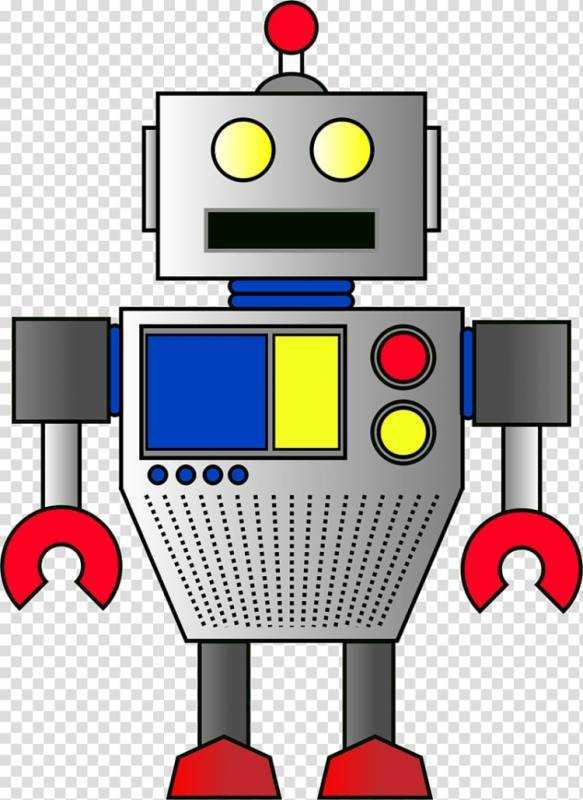 Робот раскраска для детей