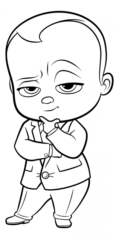 Босс молокосос картинки раскраски