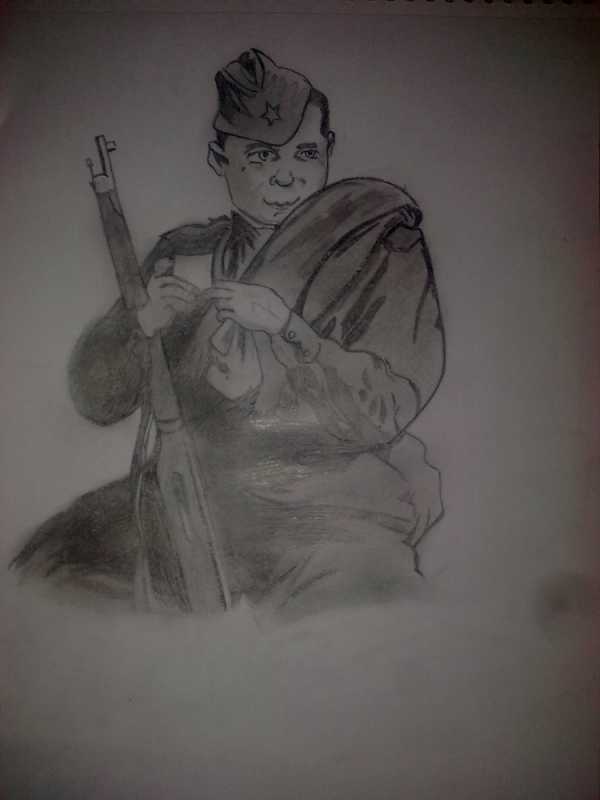 Сталинградская битва рисунки школьников