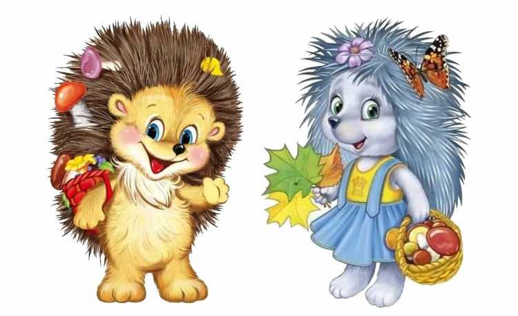 Ежик мультяшный