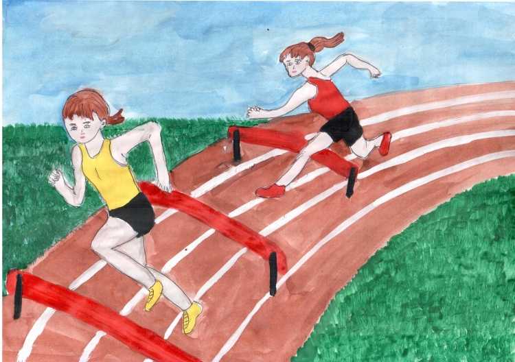 Рисование на тему спорт