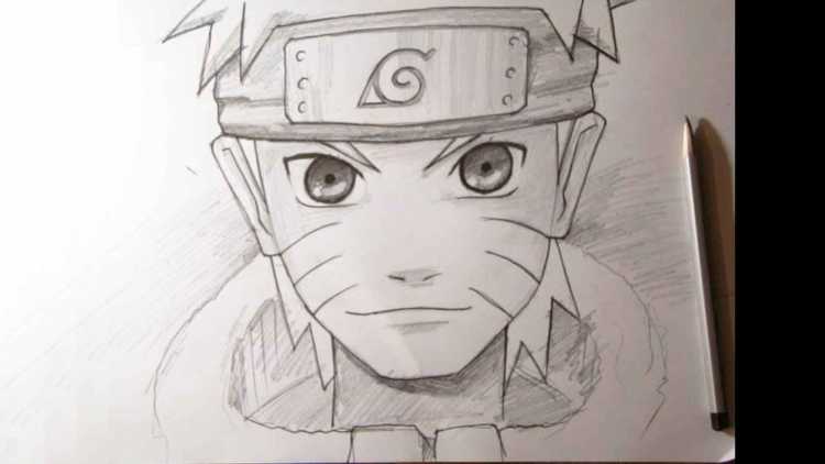 Срисовки аниме Наруто Гаара