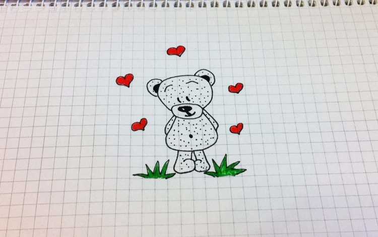 Рисунок ручкой легкий