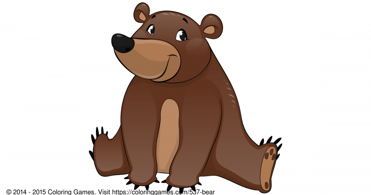 Медведь мультяшный