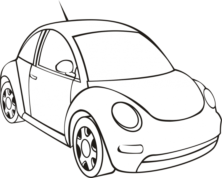 Раскраска машинки