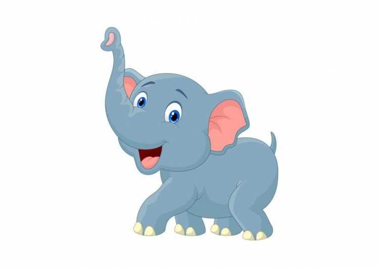 Слон мультяшный