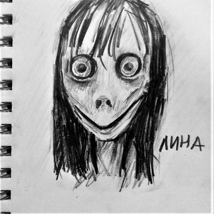 Страшные рисунки легкие