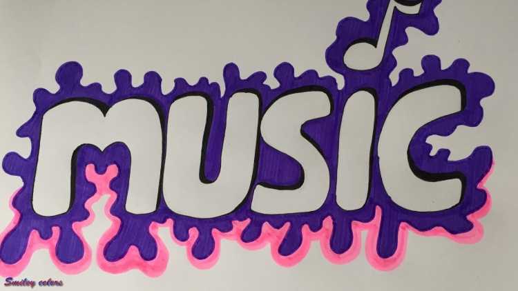 Рисунки в виде надписей