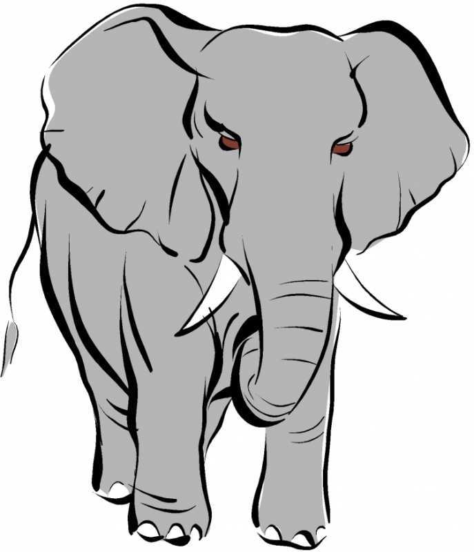 Нарисовать слона