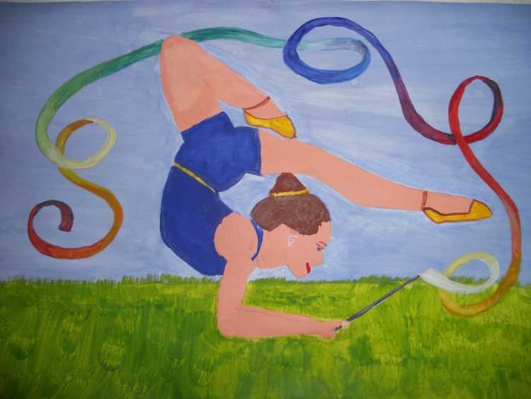 Рисунок на тему спорт