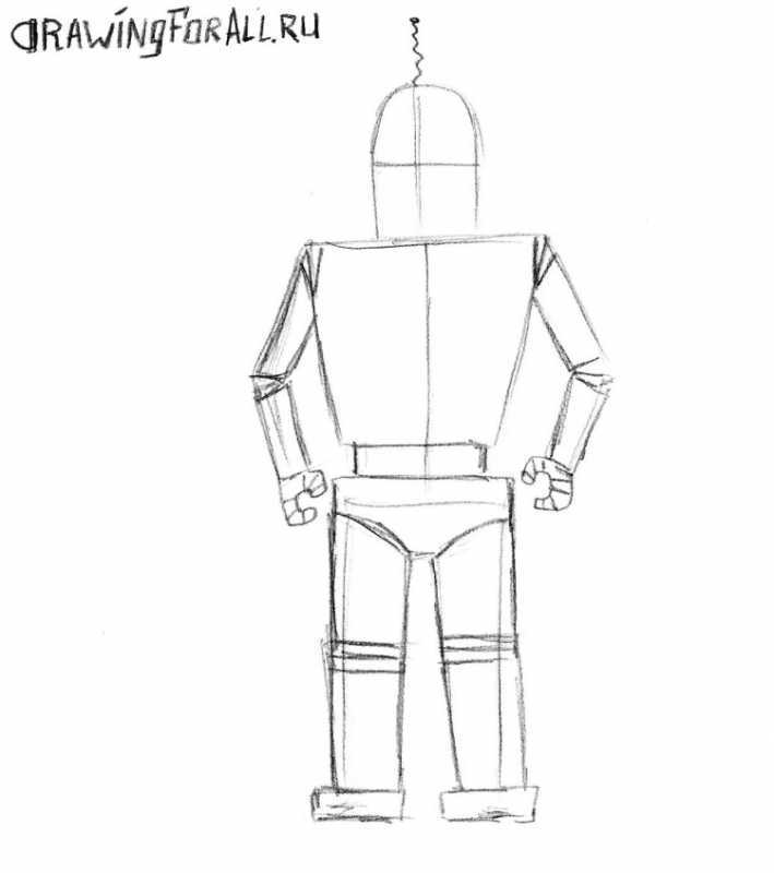 Уроки рисования робот