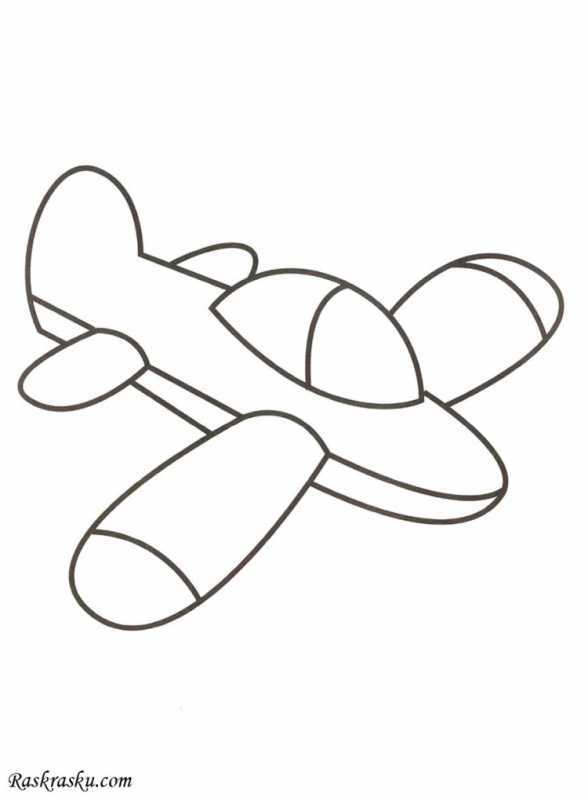 Самолет с глазками