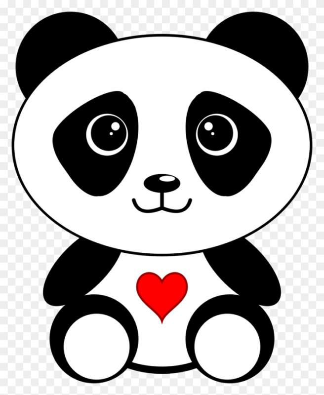 Лёгкие рисунки пандочки