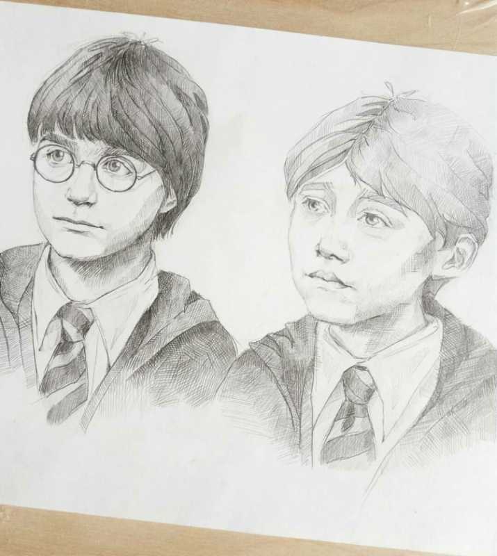 Рон Уизли рисунок