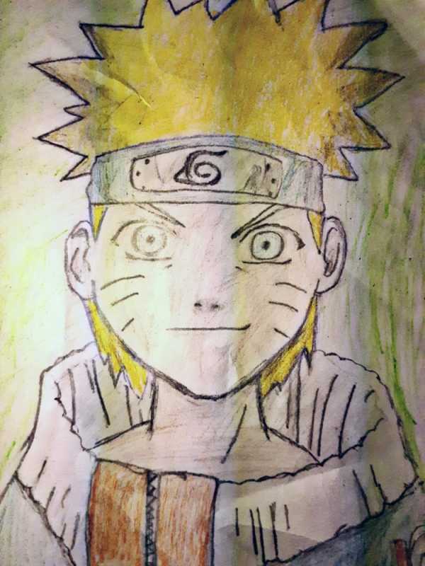 Раскраска аниме Наруто Пейн