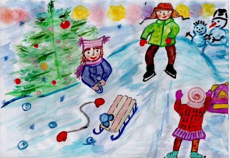 Веселые зимние игры