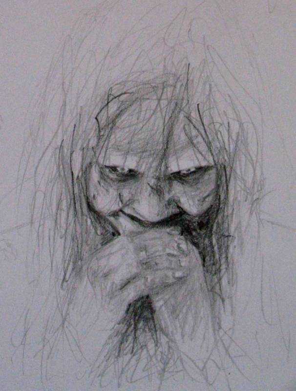 Рисунки страшных монстров