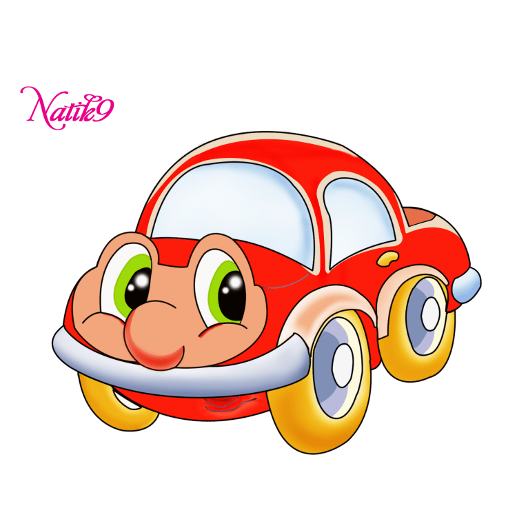 Машина раскраска для детей