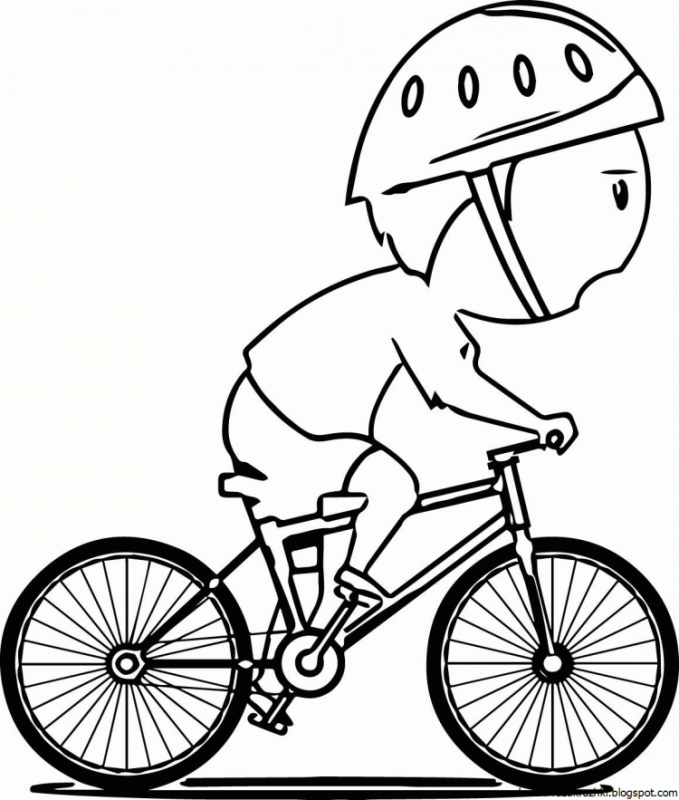 Велосипедист карандашом