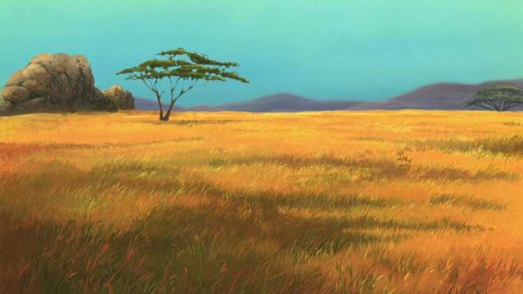 Саванна Король Лев Африка