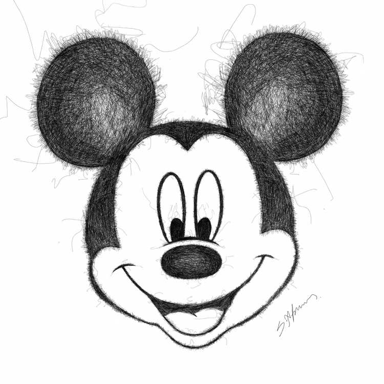 Рисунок Микки Мауса
