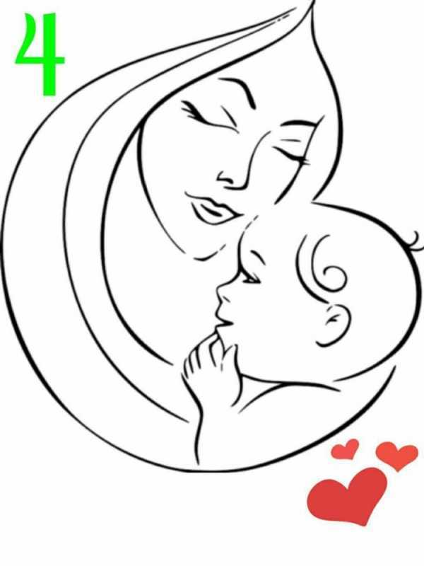 Рисунки для мамы легкие карандашом