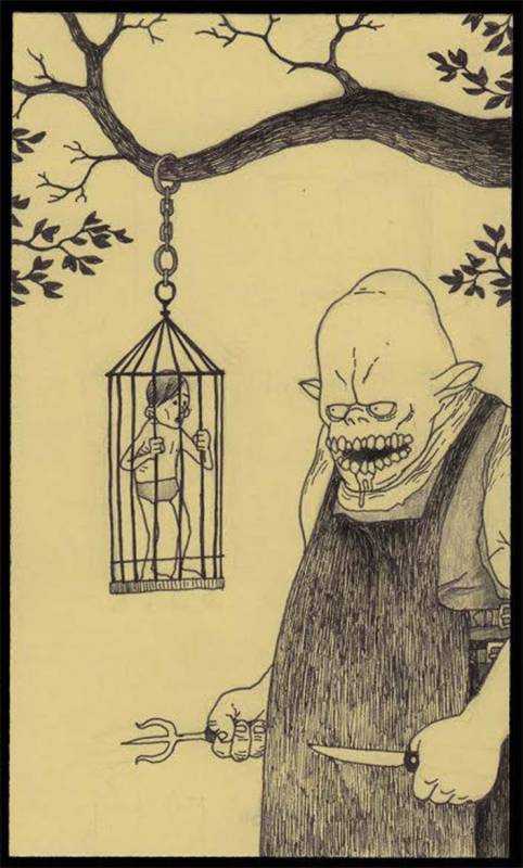 Страшные детские рисунки