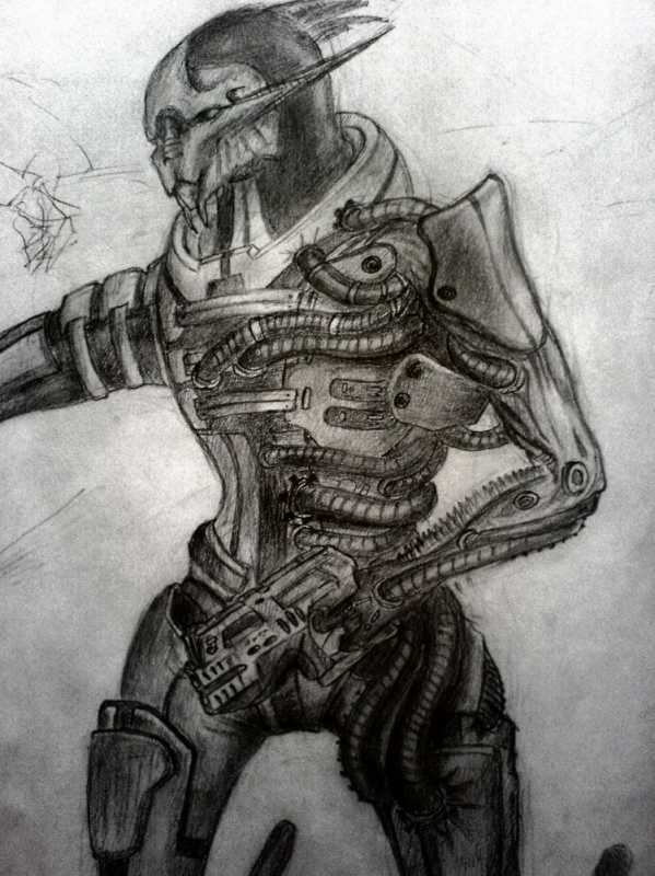 Нарисовать крутого робота