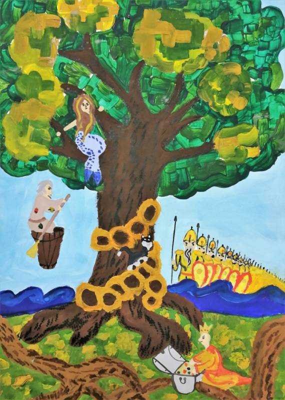 У Лукоморья дуб зеленый