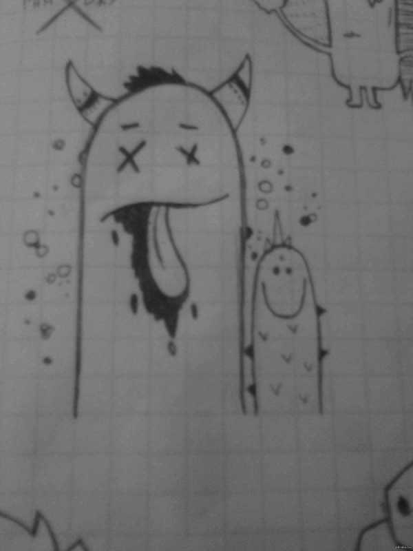 Маленькие зарисовки в тетради