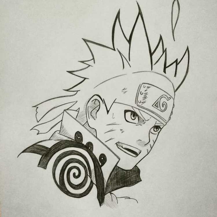 Какаши аниме Наруто легко