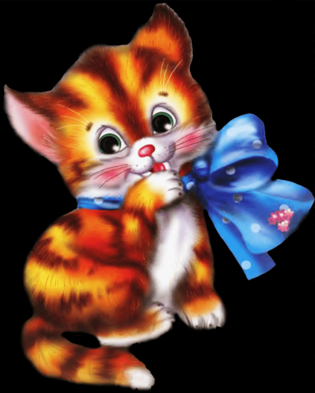 Котята мультяшные