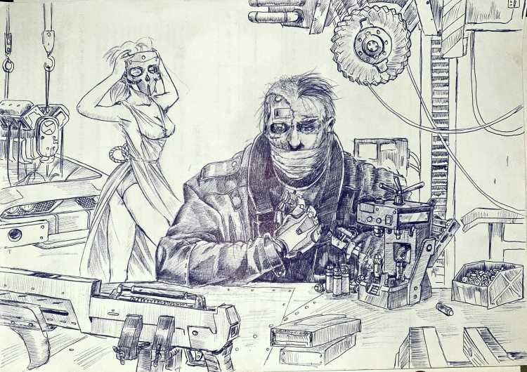 Сталкер зарисовки