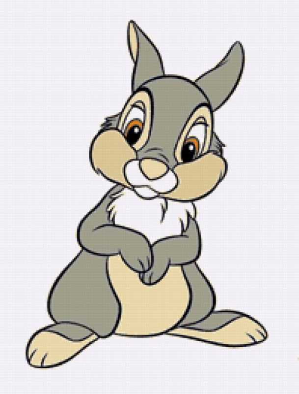 Зайчик контур