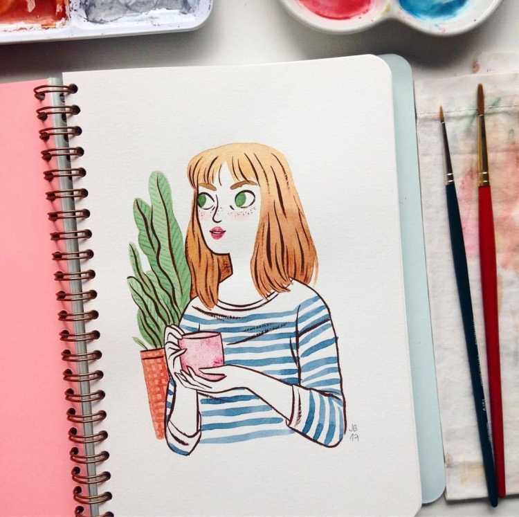 Рисование для скетчбука